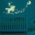 BENBO Wall Decals Glow in Dark Cute Horse Stars Fairytale Fairy Wall Stickers DIY Kids Girls Bedroom Home Nursery Room Wall Mural Decor...