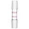 stonylab Glass 19/22 Straight Laboratory Adapter, Borosilicate Glass 30 mm Between Two 19/22 Ground Inner Standard Taper Joints for Laboratory Lab...