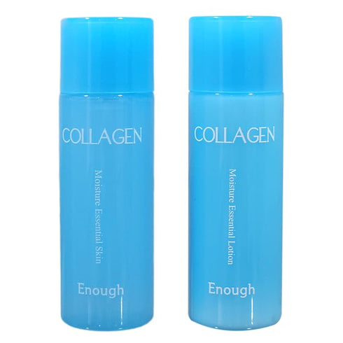 Enough Collagen Moisture Essential Skin & Lotion Travel Kit - Korean Skincare Mini Set of 2 pcs...