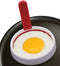 MSC International 17343 50666 Joie Eggy 3.5" Non-Stick Silicone Compact Egg Ring with Folding Handle, Assorted Colors...