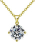 18K Yellow Gold 3 Set Created White Sapphire Round Necklace, Earrings And Tennis Bracelet Plated...
