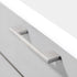 10 Pack Brushed Nickel Cabinet Pulls 5 inch Square Silver Handles Drawer Kitchen Cupboard Dresser Cabinet Hardware...