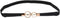 Skinny Belts for Women ,Pearl Belts Fashion Dress Belts Stretch Women Waist Belts Plus Size Elastic Waist Band for Dresses, Black, 65x1.5cm...
