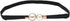 Skinny Belts for Women ,Pearl Belts Fashion Dress Belts Stretch Women Waist Belts Plus Size Elastic Waist Band for Dresses, Black, 65x1.5cm...