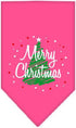 Mirage Pet Products Scribble Merry Christmas Screen Print Bandana for Pets, Small, Yellow...