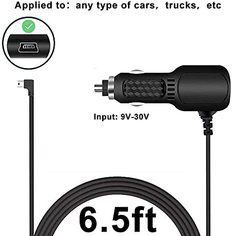 Dash Cam Charger Mini USB, Best Dual USB Charger, Compatible with Garmin,APEMAN, Rexing, Byakov, AKASO, Crosstour, Trekpow, Pruveeo, OldShark, Gar...