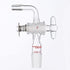Glass Bent Inlet Adapter with 19/22 Male Glass Joint and 2 mm Hose Connection Lab Glassware...