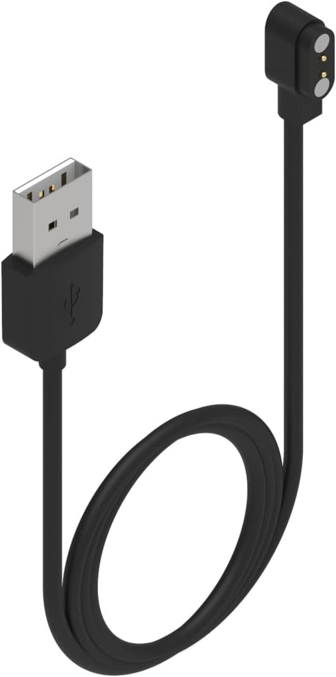 Black Compatible with Da Fit Smart Watch Charger, Replacement USB Charger Cable 3.3 Ft Charging Cord Smartwatch Cables and Chargers for Smart Watc...