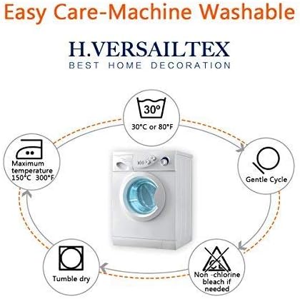 H.VERSAILTEX High Stretch Individual Seat Cushion Covers Sofa Slipcovers Couch Cushion Covers Sofa Covers Featuring Jacquard Textured Twill Fabric...