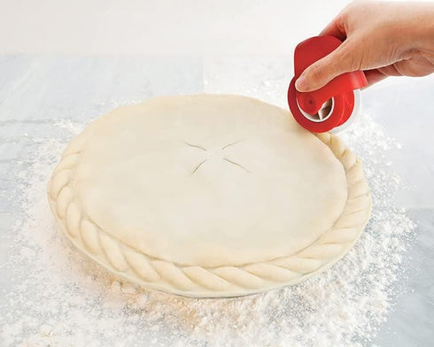 Talisman Designs Pastry Wheel Pie Crust Decorator | Pie Crust Wheel | Pie Crust Decorating Tools | Easy to Use Pastry Wheel | Pie Decorating Tools...