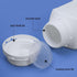 16.9oz Plastic Lab Chemical Reagent Bottles, Square Sample Storage Container, Plastic Chemical Container Bottle with Anti-theft Cap, Wide Mouth Sa...