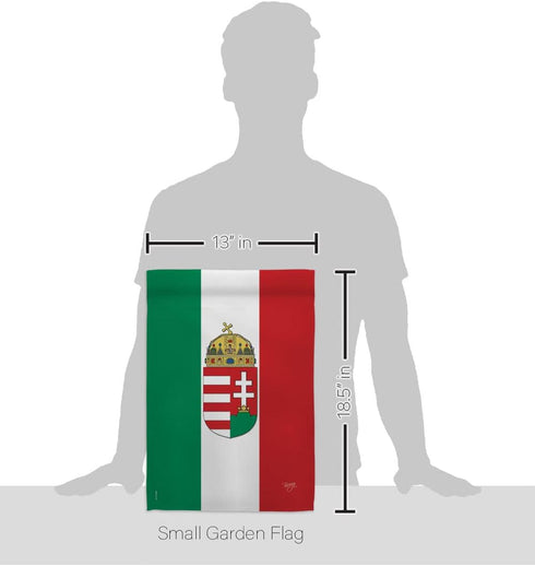 Breeze Decor Hungary Garden Flag Regional Nation International World Country Particular Area House Decoration Banner Small Yard Gift Double-Sided,...