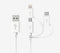 Apple MFI Certified 3-in-1 Cable, Lightning/Type C/Micro USB Cable for iPhone, iPad, Huawei, HTC, LG, Samsung Galaxy, Sony Xperia, Android Smartph...
