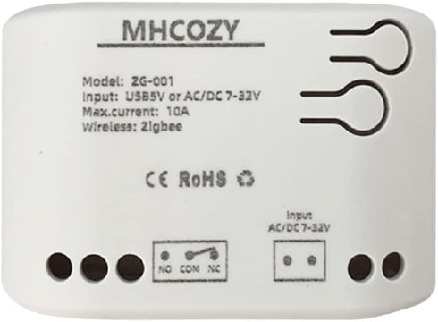 1 Channel USB5V 12V ZigBee Smart Relay Switch,Adjustable Selflock and Momentary Working Mode,Works with Tuya Zigbee Gateway......