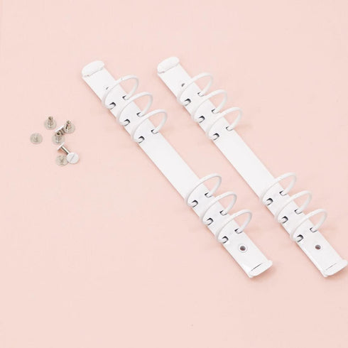 Craftelier - Kit of 2 Mechanisms for 6-Ring Filing Cabinets | Size Approx. 22,7 cm - Diameter of Rings 3,3 cm - Distance Between Rings 1,9 cm | In...