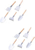 SUPVOX 10 Pcs Mini Garden Tools Kids Gardening Tool Beach Toy Succulent Soil Tool Terrarium Tool Supplies Gardening Bonsai Shovels Flower Kit Hand...