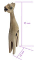 Handmade Natural Horn Toggle Buttons - Natural - 22x75mm - Giraffe Toggle - 1 pc/pk. #1933...