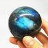 60mm Healing Crystal Natural Labradorite Ball Crystal Sphere with Wood Stand...