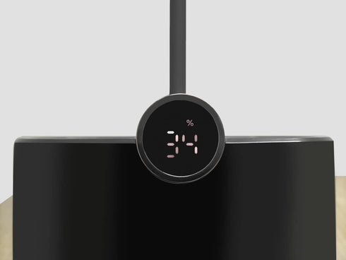 Small Desk Lamps for Home Office with USB Charging Port Pen Holder Battery Display, 3 Modes Reading Desk Light College Dorm Room Essentials for Gu...