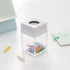 Paper Clip Organizer Magnetic Paper Cilp Dispenser Holder Clear Acrylic Paper Clip Organizers with Magnetic Top for Desk Cute Office Binder Clip, ...