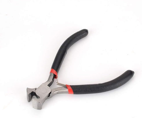 FLZOSPER Mini End Cutting Pliers?4.5-inch CR-V Multifunction Precision Wire Flush Cutting Pliers Stripper Hand Jewellery Making Tool Beading Side ...