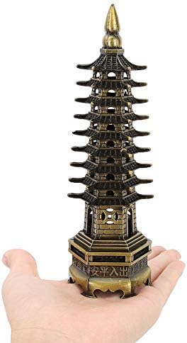 FTVOGUE Chinese Tower Model Crafts Miniature Ornaments Office Home Desktop Decor Architecture Figurine...