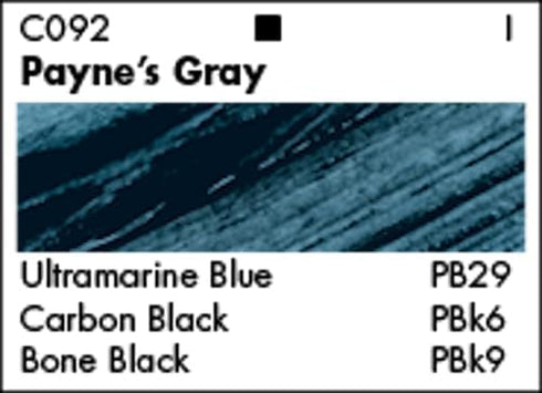 Grumbacher 90-ml Metal Tube Academy Acrylic Paint, Gloss, Payne's Gray...