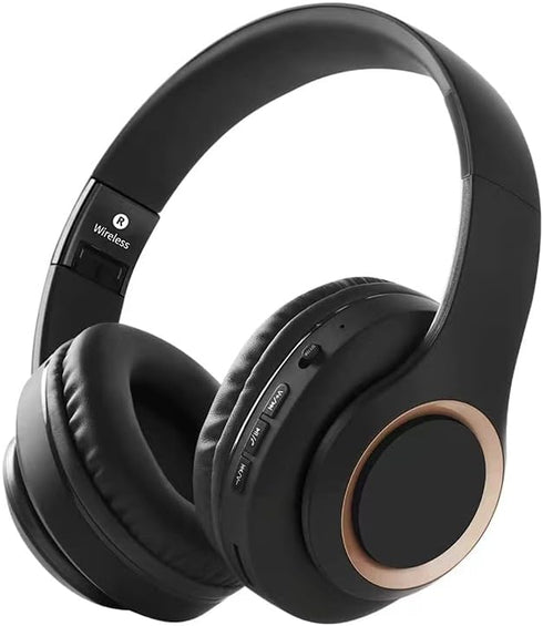 Bluetooth Headphones Over Ear with Microphone,BT Headphones,Foldable Wireless and Wired Stereo Headset Micro SD/TF, FM,Soft Earmuffs &Light Weight...