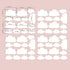 56 Pieces/Set Cloud Wall Decal Vinyl Sticker Nursery Kids Child Boys Girls Room Decor Nursery Baby Bedroom Decoration Home Stickers YMX03 (White)...