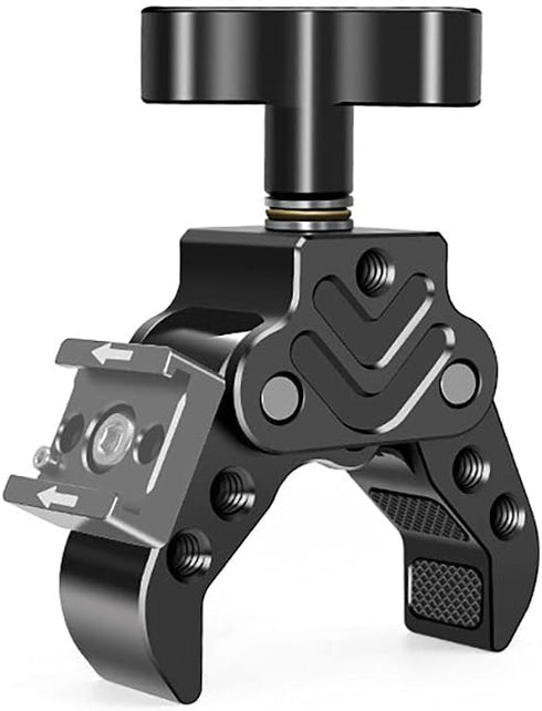 Super Clamp Camera Clamp Mount with 1/4" Thread Bottom Clamp for Gopro Camera ?Ronin?LCD Field Monitor, LED Lights, Flash, Mic, Action Cam...