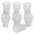 stonylab Silicone Stopper with Thread, 14# Natural Silicone Septum Stopper Fit for 14/20 Outer Joint Lab Glassware, Sleeve Type, Pack of 10...