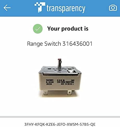 OEM Range Switch 316436001