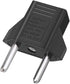 (10Pcs) American to European Outlet Plug Adapter,EU Plug to USA Socket Travel Power Plug,European Round pin Plug to USA/Japan Socket Travel Conver...