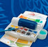 Winsor & Newton Cotman Watercolor Paint Set, Field Travel Set, 12 Half Pan w/ Brush, Mixing Palette, Bottle...