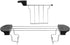 UPKOCH Toaster Sandwich Cage Toaster Tong Sandwich Slice Rack Classic Toaster Break Clip Stainless Steel Toaster Cage Accessories Kitchen Utensils...