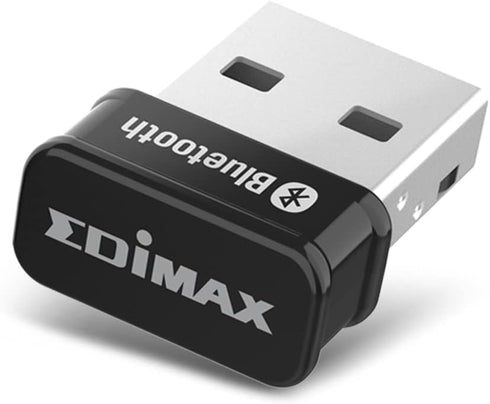 Edimax Bluetooth Adapter for PC, BT 5.0 EDR Nano USB Dongle, Fast Transfer, Bluetooth Headphones Headset Speakers Keyboard Mouse, Win 10/11 Plug-n...