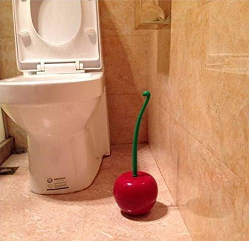 dirk Toilet Brush New Creative Lovely Cherry Shape Lavatory Toilet Brush…...
