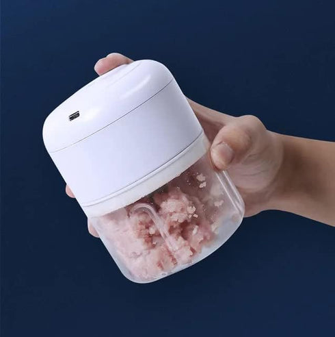 Automatic Wireless Chopper | Portable Electric Mini Kitchen Blender | Easy Chopper For Garlic, Vegetable, Fruit, Onions, Meat, Salad, Baby Food | ...