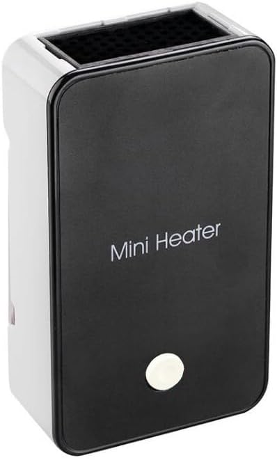 Safety Energy-saving Heater Mini Portable Room Office Desktop Electric Fan Heater Air Warmer Black...