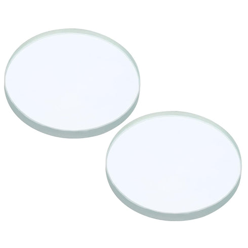 PATIKIL 8" (200mm) Focal Length Double Concave Lens, 2 Pack 50mm Diameter 5mm Height Glass Optically Polished Round Edges Lens for Physics Experim...