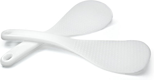 Vonty 2pcs Plastic Rice Paddle Spoon 7.5 Inch, White...
