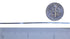 uGems Bezel Fine Silver Strip .040" Wide, .010" Thin, Soft Temper, 24" Length for Cloisonné Enamel Work and Tiny Cabochon Bezels - Pure .999 Silve...