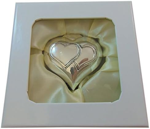 SF Imports Arras De Boda Wedding Set Metal Two Hearts Shaped Case with Unity Tokens...