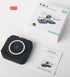 Portable Wireless Charger 15W Fast Charging Wireless 3 in 1 Magnetic Charging Wireless Charger Stand - Pocket Carry...