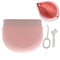 Retainer Case with Vent Holes Slim Silicone Cute Retainer Holder Portable Thin Braces Case Compatible with Invisalign Travel Denture Night Mouth G...