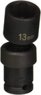 GREY PNEUMATIC CORP 913UMS 1/4" Surface Drive x 13mm Standard Universal...