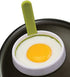 MSC International 17343 50666 Joie Eggy 3.5" Non-Stick Silicone Compact Egg Ring with Folding Handle, Assorted Colors...