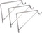 Design House, 182725 Steel Shelf Rod Bracket for Closet Storage Shelf with Hook, Pack of 3, White...