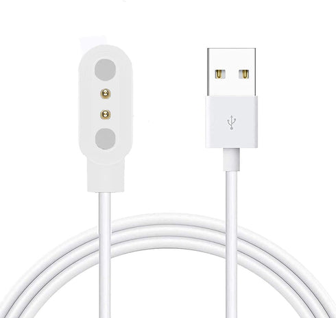 Compatible with SKG V7 Pro Smart Watch Charger, 2 Pin Magnetic USB Replacement Charging Compatible with SKG V7-2, V7, V7 Pro, V7 Cyber, R8 Smart W...