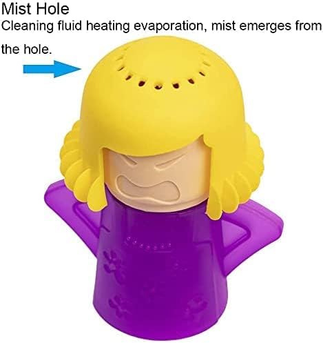 ACZURXLY Angry Mama Microwave Cleaner, Oven Steam Cleaner Disinfectant With Vinegar & Water for Kitchen, Funny Easily to Clean Crud in Minutes Use...